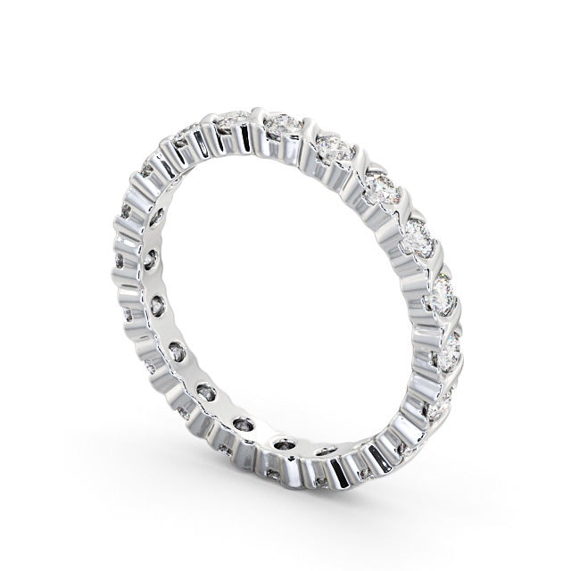 Full Eternity Ring, Round Cut Vintage Design