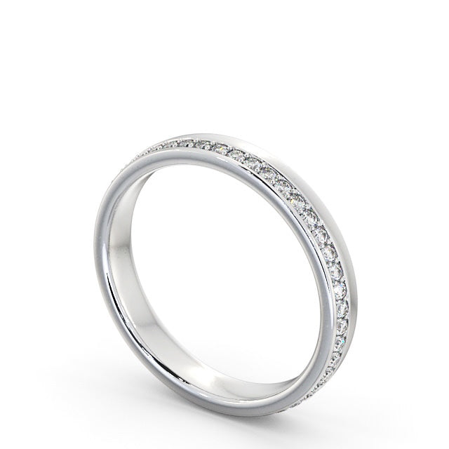 Full Eternity Ring, Offset Round Cut Stones