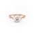 Round Cut Moissanite Vintage Design