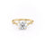Round Cut Moissanite Vintage Design