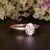 Oval Cut Moissanite Engagement Ring, Classic Design