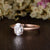 Oval Cut Moissanite Engagement Ring, Classic Design