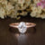 Oval Cut Moissanite Engagement Ring, Classic Design