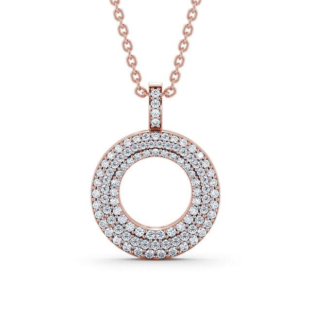 Circle Shaped Pendant 0.75ct