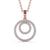 Circle Shaped Pendant 0.55ct