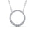 Circle Shaped Pendant 0.35ct