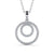 Circle Shaped Pendant 0.55ct
