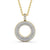 Circle Shaped Pendant 0.75ct