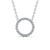 Circle Shaped Pendant 0.35ct