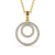 Circle Shaped Pendant 0.55ct