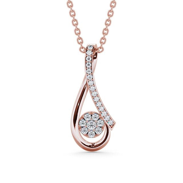 Drop Cluster Pendant 0.30ct