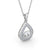 Drop Halo Pendant 1.30ct