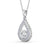 Drop Halo Pendant 1.30ct