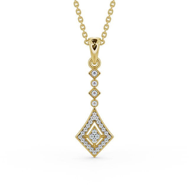 Drop Vintage Style Pendant 0.20ct