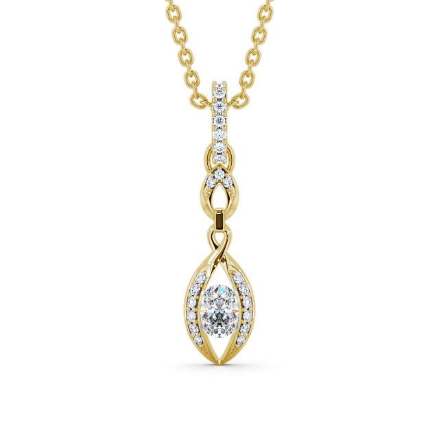 Drop Vintage Style Pendant 0.55ct