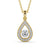 Drop Halo Pendant 1.30ct