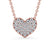 Heart Shaped Pendant 0.55ct