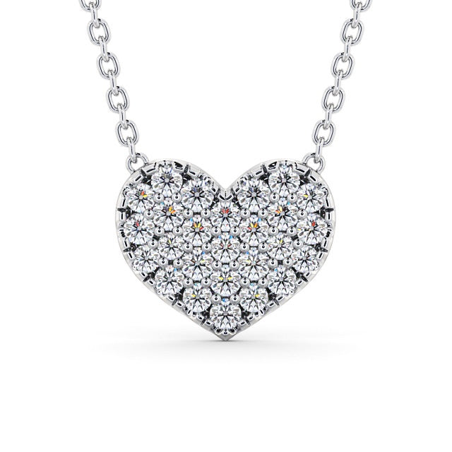 Heart Shaped Pendant 0.55ct