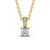Princess Cut Classic Solitaire Pendant
