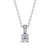 Round Cut Classic Solitaire Pendant