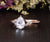 Pear Cut Moissanite Engagement Ring, Vintage Design