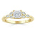 Asscher Cut Moissanite Engagement Ring, Vintage Style