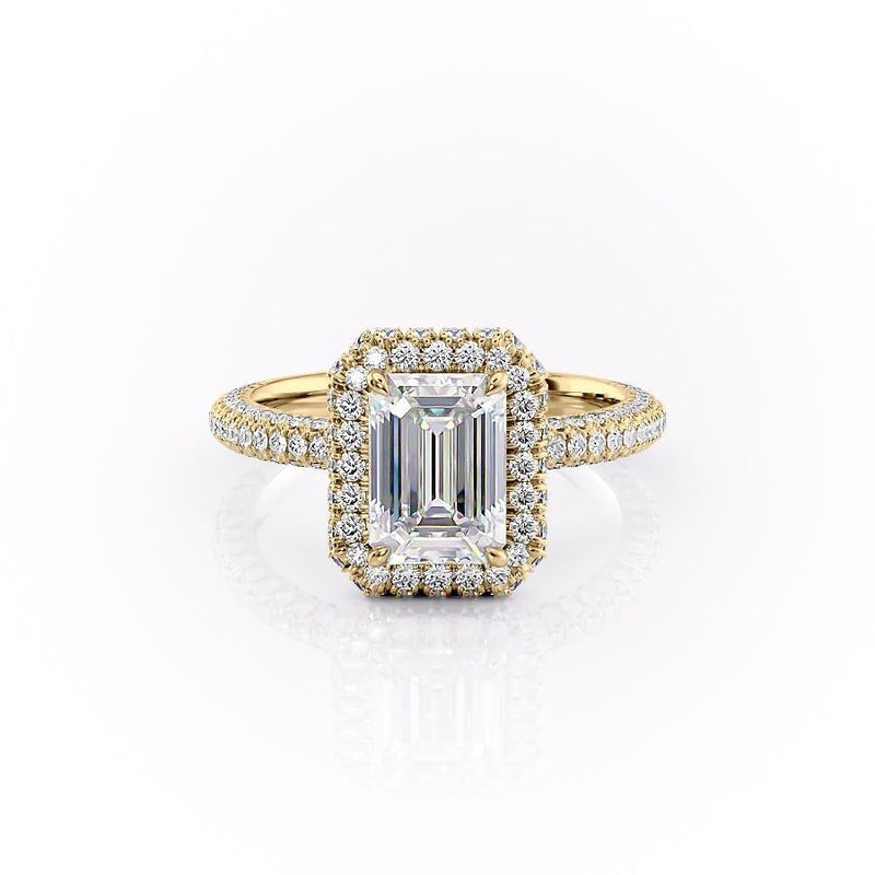 EMERALD CUT MOISSANITE FULL SET