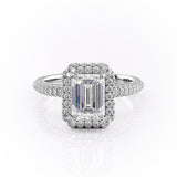 EMERALD CUT MOISSANITE FULL SET