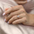Elongated Cushion Cut Moissanite Engagement Ring, Hidden Halo