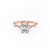 Elongated Cushion Cut Moissanite Vintage Design