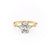 Elongated Cushion Cut Moissanite Vintage Design
