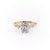 Elongated Cushion Cut Moissanite With Hidden Halo And Side Stones
