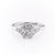 Elongated Cushion Cut Moissanite With Side Stones