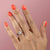 Elongated Cushion Cut Moissanite, Traditional Classic Design