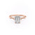 Emerald Cut Moissanite Vintage Design