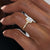 Emerald Cut Moissanite Vintage Design