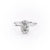 OVAL CUT MOISSANITE RING WITH HIDDEN HALO