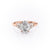 OVAL CUT MOISSANITE WITH SIDE STONES
