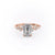 Emerald Cut Moissanite With Hidden Halo And Side Stones
