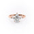 Pear Cut Moissanite, Traditional Classic Design