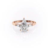 Pear Cut Moissanite, Traditional Classic Design