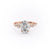 Oval Cut Moissanite With Hidden Halo And Side Stones