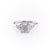 CUSHION CUT MOISSANITE WITH SIDE STONES