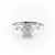 Emerald Cut Moissanite, Traditional Classic Design