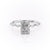 RADIANT CUT MOISSANITE RING - DELICATE VINTAGE STYLE