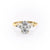 Oval Cut Moissanite, Traditional Classic Design