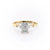 Emerald Cut Moissanite, Traditional Classic Design