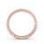 Full Eternity Ring, Round Cut Rub Over Setting
