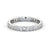 Full Eternity Ring, Round Cut Rub Over Setting
