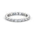 Full Eternity Ring, Round Cut Vintage Design